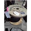 Image 1 : PARTIAL ROLL OF NEW 1/4 INCH  GALVANIZED ROPE