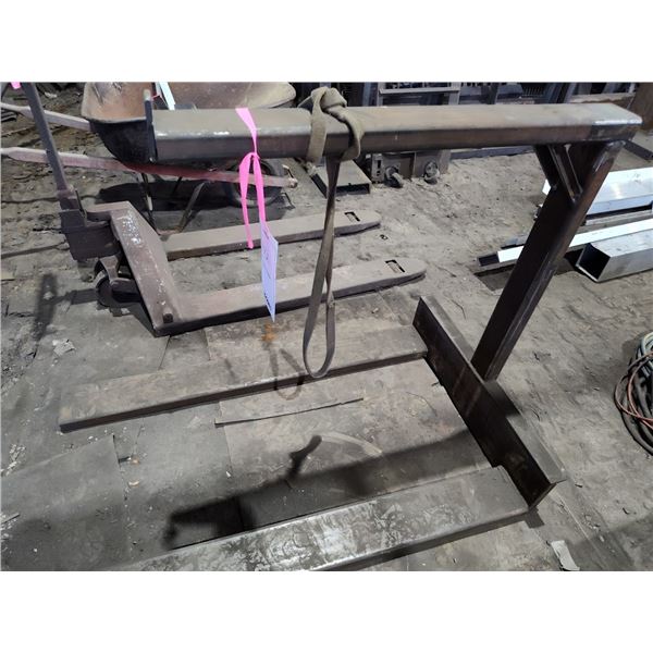 STEEL FORK TRUCK LIFT ATTACHMENT