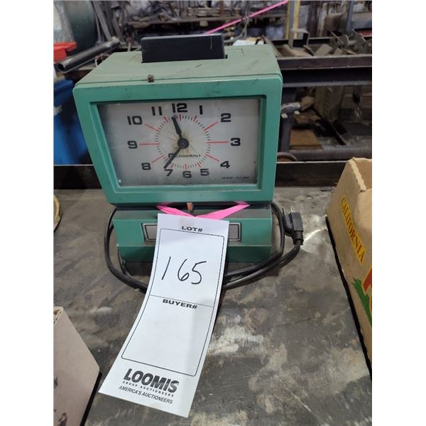 TIME CLOCK / WORKS