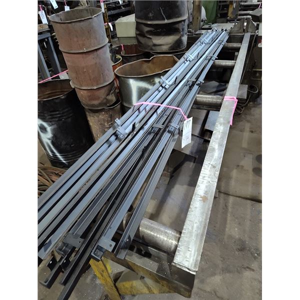 NEW STEEL CUSTOMS RAILS (10 FT PCS X APPROX 16 PCS )