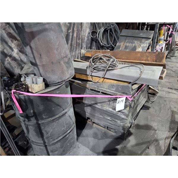 LOT OF METAL / STEEL AND WOOD