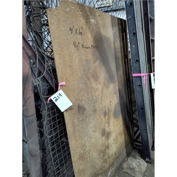 4 ft x 8 ft DIAMOND PLATE