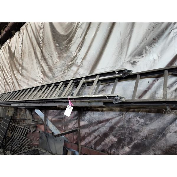 LOT TO INCLUDE LADDERS & NEW STEEL STOCK