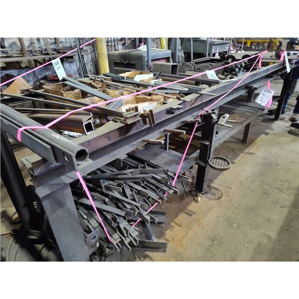 CUSTOM MADE ALL STEEL PRODUCTION / WORK TABLE