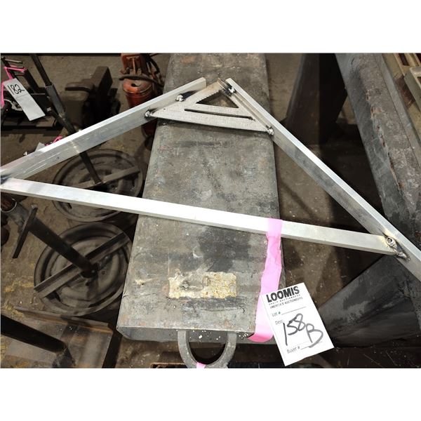 Custom made aluminum large corner square