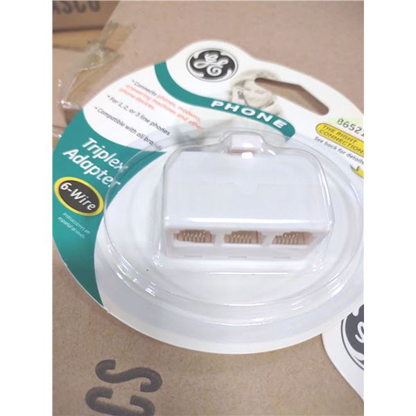 G.E.Triplex Phone Adapters (744 pcs)