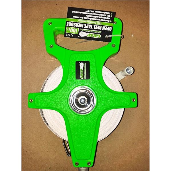 100 FT OPEN REEL TAPE MEASURE
