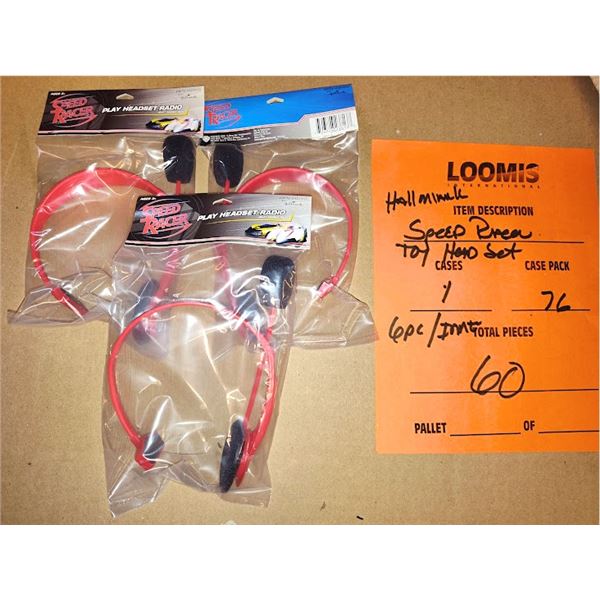 HALLMARK SPEED RACER TOY REALISTIC COMMUNICATION HEAD SET (ONE SIZE FITS ALL)