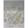 Image 2 : 8 Cup Glass Punchbowl Set with Laddle, Pair of Matching Martini Glasses and more