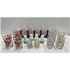 Image 1 : Christmas Glassware includes Wine Glasses, Tall Glasses, Shot Glasses and Salt and Pepper Shakers