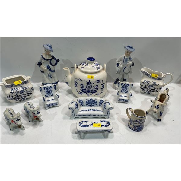 Assorted Collecton of Delft, Wedgwood and more