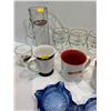 Image 5 : Assorted Collection, Stack of 4 Ford Mugs in Holder, Bailey's Mugs , Barney's Pint Glass and More