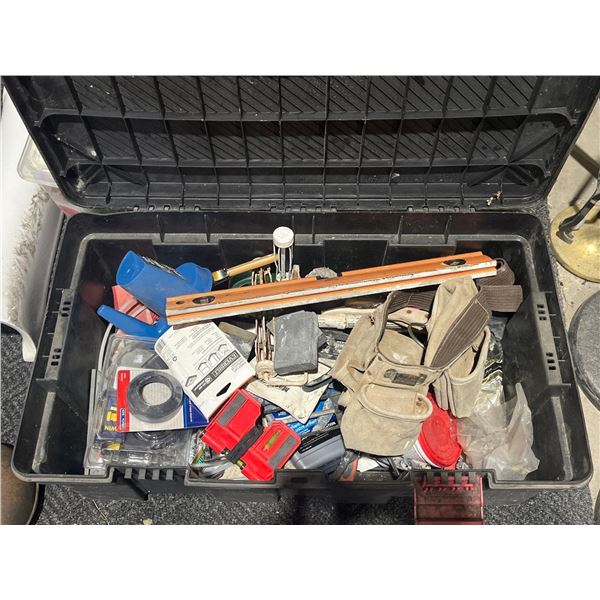 Storage Bin -All Contents Included Tool Pouch, Dual Sided Passage Set Jig and more 32W18D14H