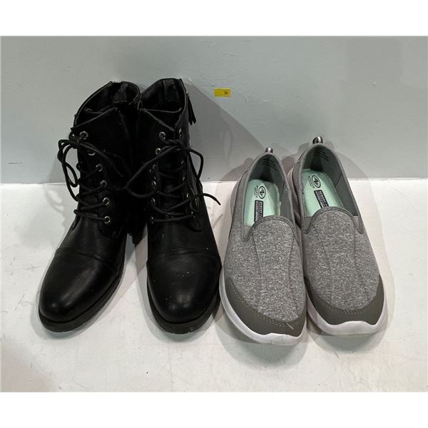 Ladies Size 7 Shoes Athletic Works Memory Foam and MyStyle Ankle Boots