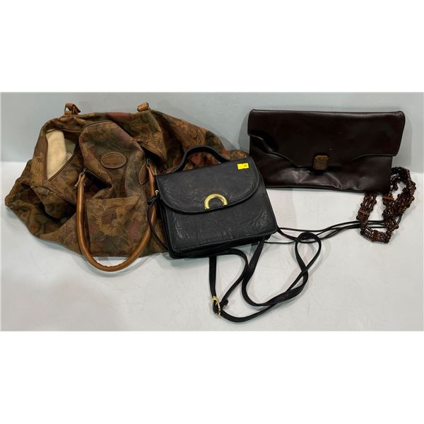 Collection of Purses and Carrying Bag