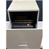 Image 2 : Two Drawer Modern Metal File Cabinet 14W18D24H