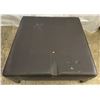 Image 3 : Large Faux Leather Ottoman 40W40D18H