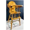 Image 4 : Antique Wooden High Chair 17W19D37H