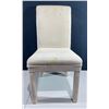 Image 1 : Off White Upholstered Chair 17W19D39H