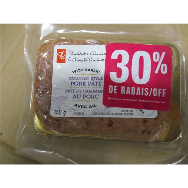 SHELF PULLS (AS IS):  PORK PATE C/W GARLIC (150G)