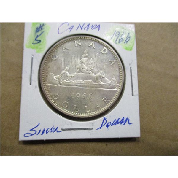 1966 CANADA SILVER DOLLAR