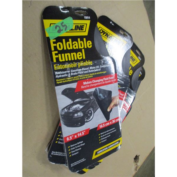 NEW:  4 FOLDABLE FUNNELS