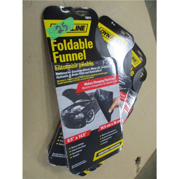 NEW:  4 FOLDABLE FUNNELS