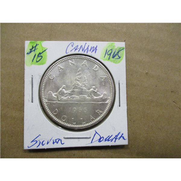 1965 CANADA SILVER DOLLAR