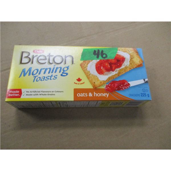 SHELF PULLS (AS IS):  BRETON MORNING TOASTS (225G)