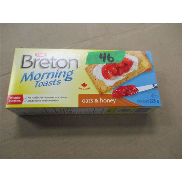 SHELF PULLS (AS IS):  BRETON MORNING TOASTS (225G)