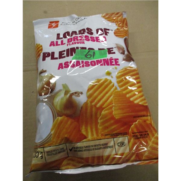 SHELF PULLS (AS IS):  ALL DRESSED CHIPS (200G)