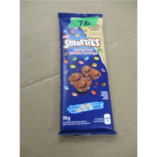 SHELF PULLS (AS IS):  SMARTIE BAR (90G)