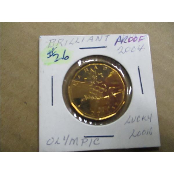 2004 BRILLIANT PROOF CANADA LUCKY LOONIE