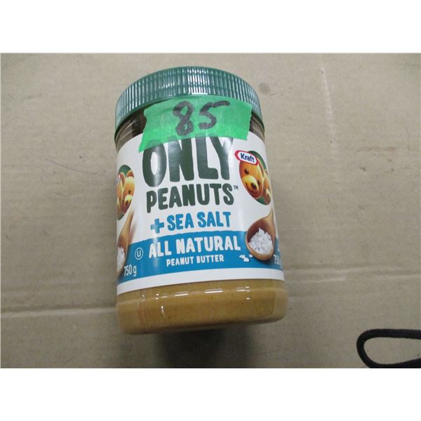 SHELF PULLS (AS IS):  ONLY PEANUTS BUTTER (750G) - JAR