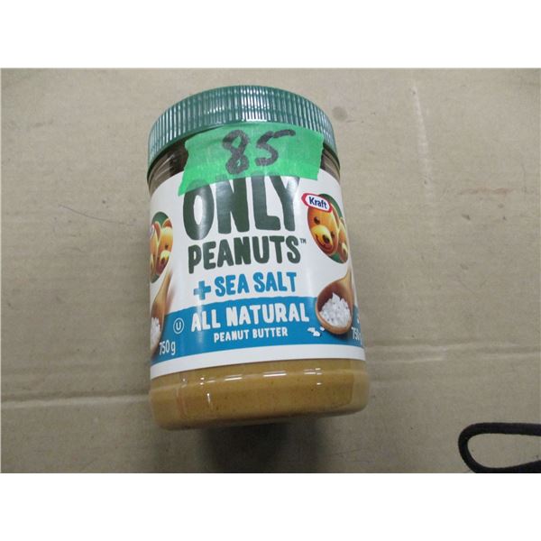 SHELF PULLS (AS IS):  ONLY PEANUTS BUTTER (750G) - JAR