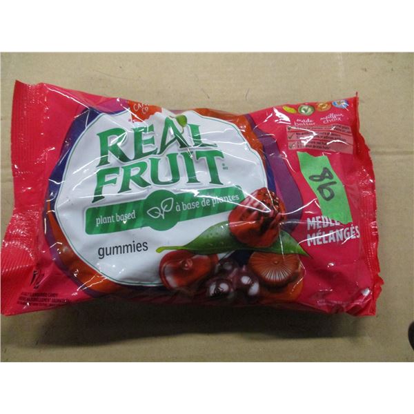 SHELF PULLS (AS IS):  REAL FRUIT GUMMIES (1 KG)