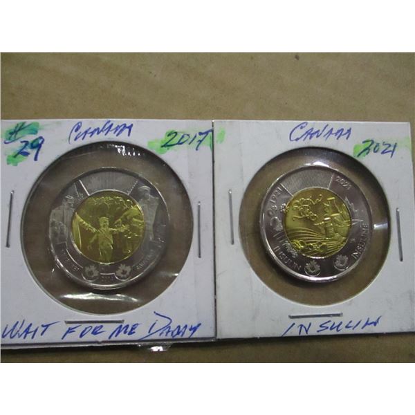 2017 WAIT FOR ME DADDY, 2021 INSULIN CANADA TOONIES