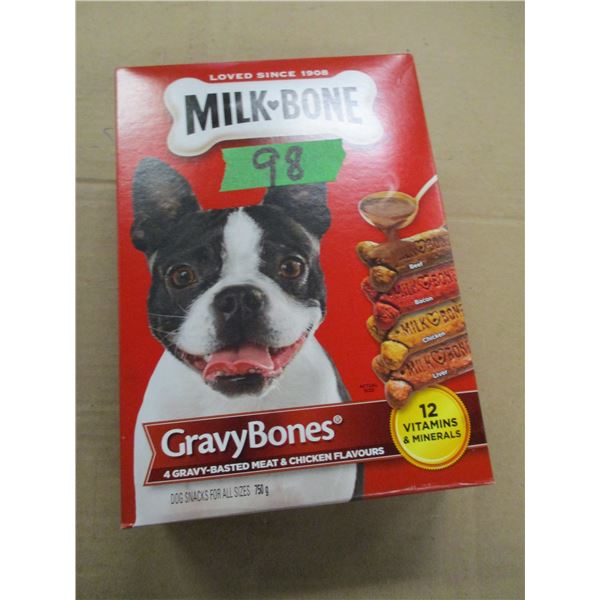 SHELF PULLS (AS IS):  MILK BONE TREATS (750 G)