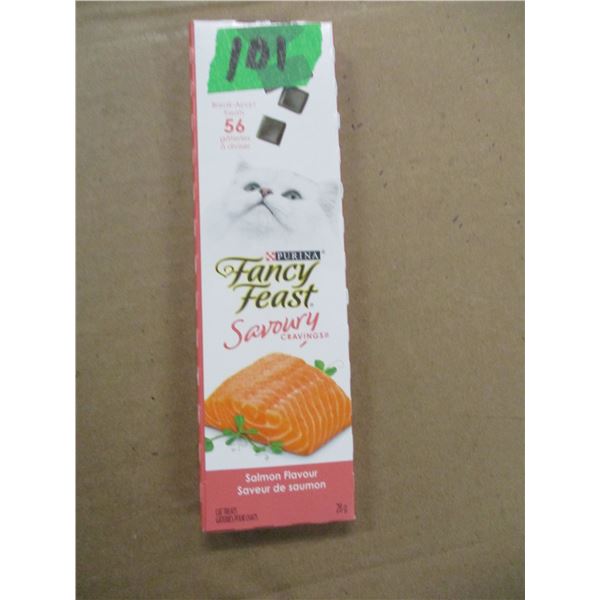 SHELF PULLS (AS IS):  FANCY FEAST SALMON FLAVOR BARS (28G)