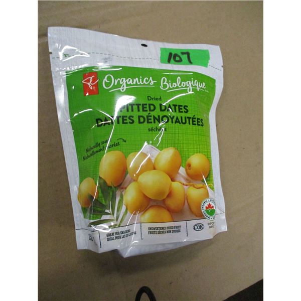 SHELF PULLS (AS IS):  PITTED DATES (250G)
