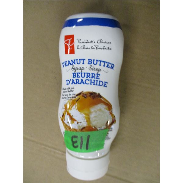 SHELF PULLS (AS IS);  PEANUT BUTTER SYRUP (428ML)