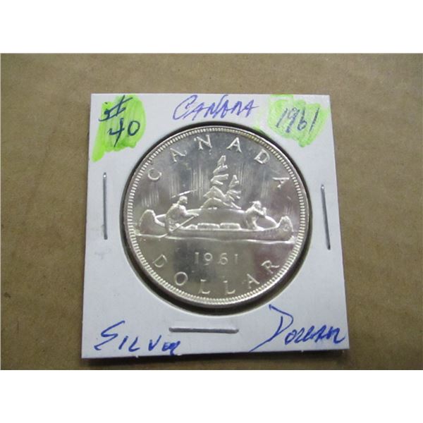 1961 CANADA SILVER DOLLAR