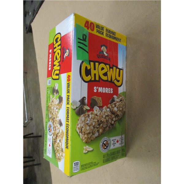 SHELF PULLS (AS IS):  CHEWY SMORES GRANDE BARS (4)