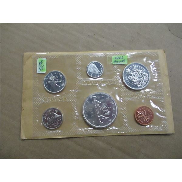 1965 PROOF CANADA MINT SILVER COIN SET