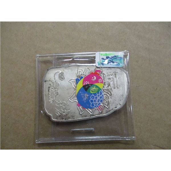 CHINESE YEAR OF THE COW SILVER BAR