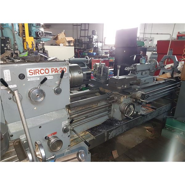 SIRCO PA-20 Lathe 20" x 80"  with hydraulic Tracer and tools