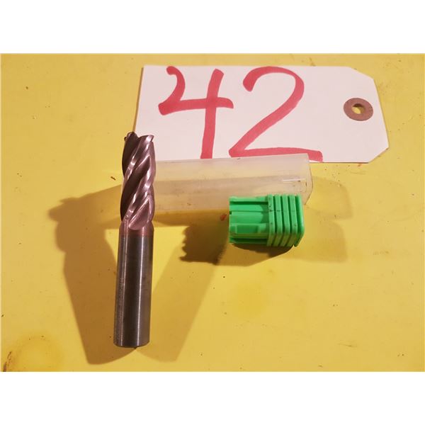 Solid Carbide End Mill 1/2" 4fl. Rad .031