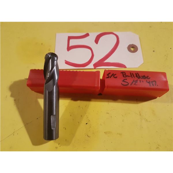 Solid Carbide BallNose End Mill 5/8  4fl (ship in flute))