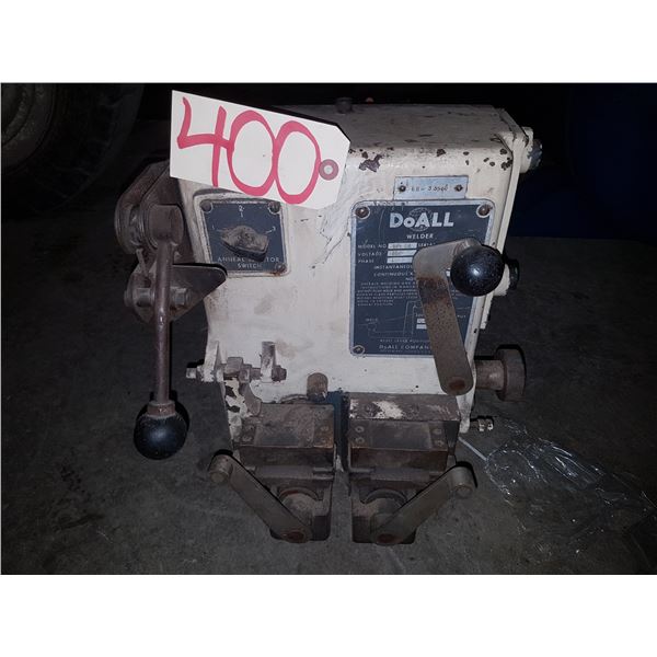 Unclaimed DoAll blade welder 550v