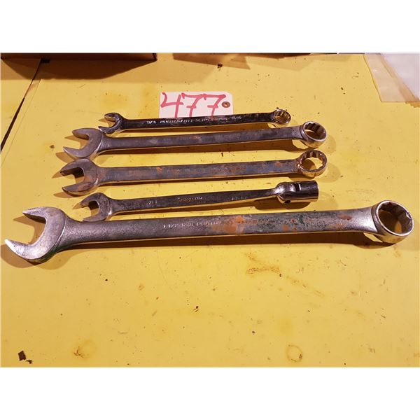 Lot of Assorted Gray, Proto, Snap-On Wrench